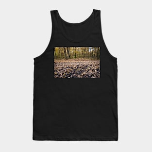 Forest with front in focus and blurred background Tank Top